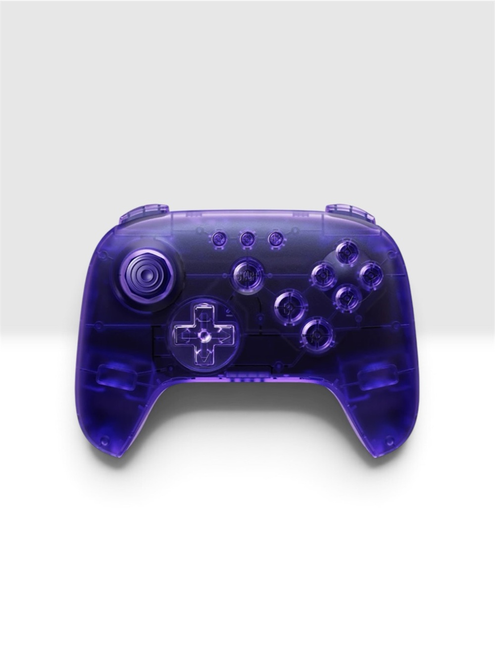 8Bitdo Pro 2 Bluetooth Controller Hall Effect Joystick(Transparent Purple)